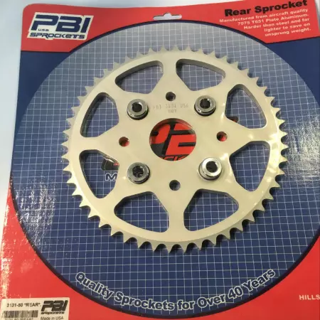 PBI 3131-50 Plate Aluminum Rear 50T Sprocket Honda 