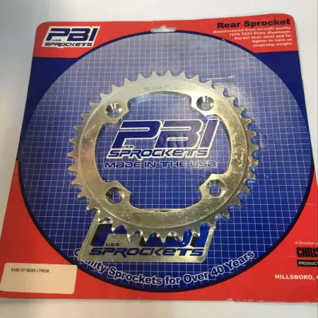 PBI 6160-37 Plate Aluminum Rear 37T Sprocket Suzuki 