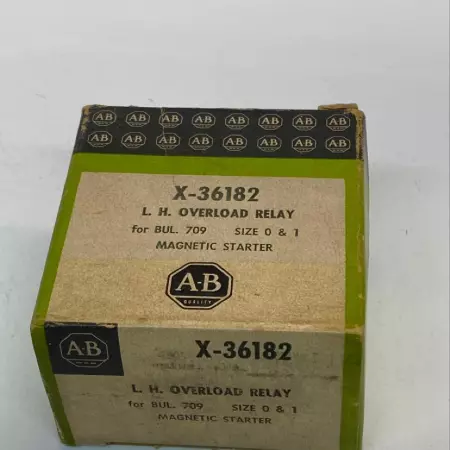 Allen Bradley X-36182 Overload Relay Magnetic Starter 