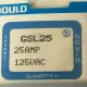 Gould Shawmut GSL 25A Type S Plug Screw Fuses 25A 125VAC Lot of 4