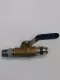 American Valve LF 3/8 A Ball Valve With Threaded and Quick Coupling Ends 3/8