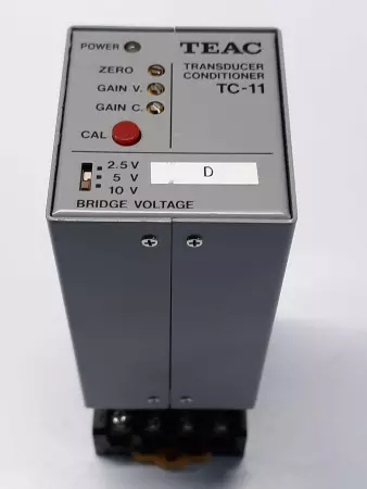 Teac TC-11 TEAC TC-11 Transducer Conditioner Analog Signal 2.5V, 5V, 10V  