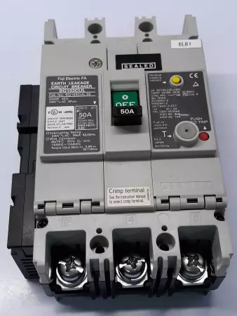 Fuji SG103CUL 50A Circuit Breaker 3 Pole 