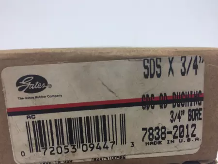 GATES SDS X 3/4 QD BUSHING 7838-2012 
