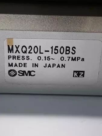 SMC MXQ20L-150BS Linear Motion Air Cylinder with Regulator and Position Sensor 