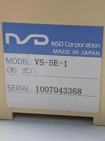 NSD Corp. VS-5E-1 Varicam Cam Controller 