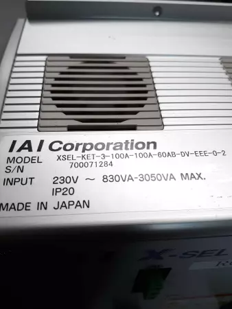 IAI Corp. XSEL-KET-3-100A-100A-60AB-DV-EEE-0-2 X-Sel Motion Controller 
