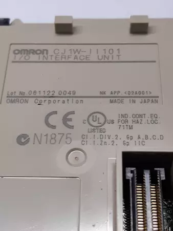 Omron CJ1W-II101 I/O Interface Unit 