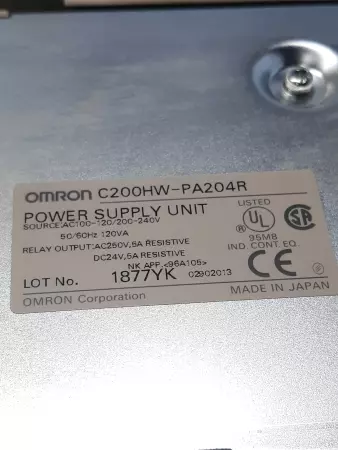 Omron C200HW-PA204R  Power Supply Unit  