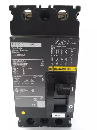 Square D FHL26035J  Circuit Breaker FH 35 A  