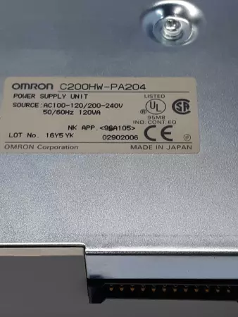 Omron C200HW-PA204 Power Supply Unit 