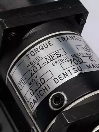 DAIICHI Dentsu TD-201-NFS Torque Transducer / FEC RM1A Magnet Motor 