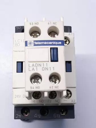 Telemecanique LC1D09 BD ,LADN11 Contactor 24VDC Coil / LADN11 Aux 