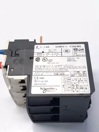 Schneider Electric LRD 06 Overload Relay 1-1.6A 