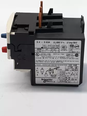 Schneider Electric LRD 04   Overload Relay 0.4-0.63 A 