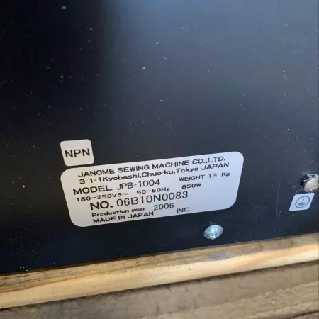 Janome JPU-1004/JPB-1004 Control Unit, Servo Electro Press 10kN 