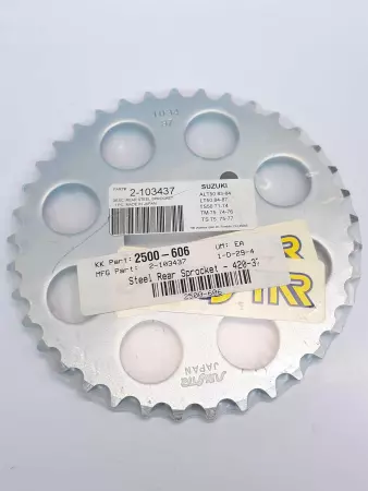 Sunstar 2-103437 Steel Rear Sprocket  420-37T  Suzuki 