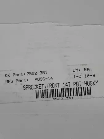 PBI 154-14 C/S Countershaft Steel Front Sprocket 14T Husky 