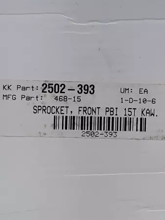 PBI 468-15 C/S Countershaft Steel Front Sprocket 15T Honda 