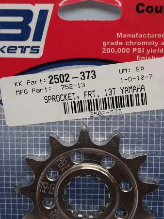 PBI 752-13 C/S Countershaft Steel Front Sprocket 13T Yamaha 