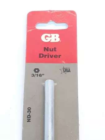 GB Electric ND-30 Hollow Shaft Nut Driver 3/16