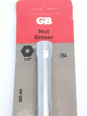 GB Electrical ND-80 Hollow Shaft Nut Driver 1/2