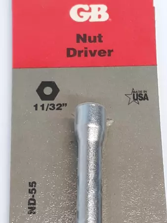 GB Electical ND-55 Hollow Shaft Nut Driver 11/32