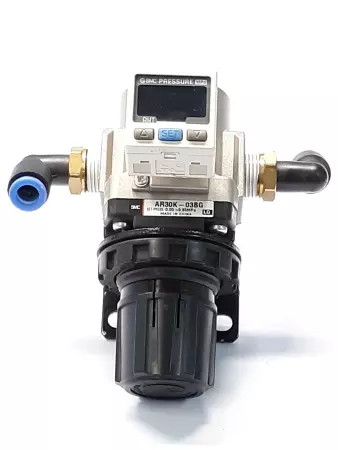 SMC AR30K-03BG Pneumatic Regulator ISE30-01-25-M Pressure Switch, H/Precision  