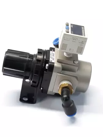 SMC AR30K-03BG Pneumatic Regulator ISE30-01-25-M Pressure Switch, H/Precision  