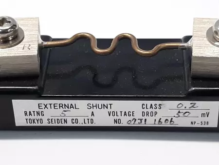 Tokyo Seiden 07JI 1606 External Shunt Class 0.2 Rating 5A  