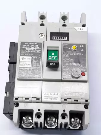 Fuji Electric SG103CUL-60 Circuit Breaker 60A 