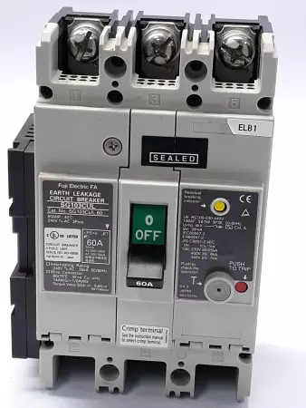 Fuji Electric SG103CUL-60 Circuit Breaker 60A 