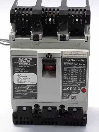 Fuji SA53RCUL-10  Circuit Breaker 10A 