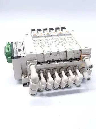 SMC EX120-SDN1 Serial Interface Unit VVQ2101-5 Solenoid Valves 24VDC  