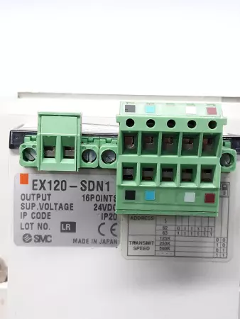 SMC EX120-SDN1 Serial Interface Unit VVQ2101-5 Solenoid Valves 24VDC  