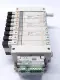 SMC EX120-SDN1 Serial Interface Unit SQ w/ (3) VQ2301-5 Solenoid Valves 24VDC  