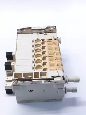 SMC VQ2101-5 / V02301-5 6 Position Solenoid Valve & EX120-SDN1 Interface Unit 