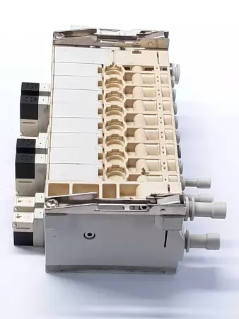SMC VQ2301Y-5 8 Port Solenoid Module Systems w/ EX120-SDN1 Serial Interface  