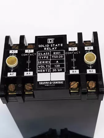 Square D 8501 TS0-20 SERIES A Solid State Relay 120V 50/60Hz 