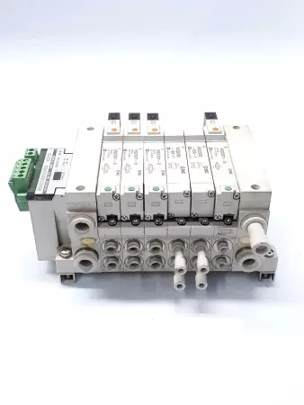 SMC EX120-SDN1  Interface with (6) Solenoid Valves 