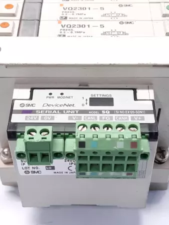 SMC EX120-SDN1  Interface with (6) Solenoid Valves 