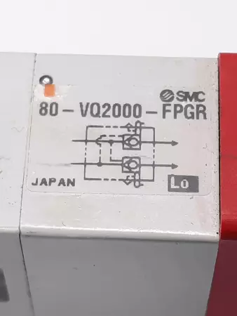 SMC 80-VQ2000-FPGR Valve Residual Pres 