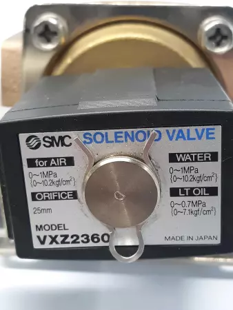 SMC VXZ2360 Solenoid Valve 24 DC 