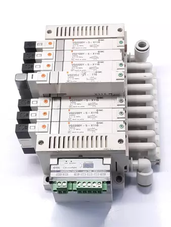 SMC EX120-SDN1 DeviceNet 16 Points 24 VDC Serial Interface with Solenoid Valves 