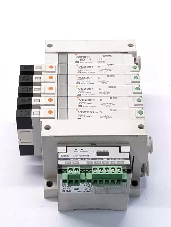 SMC VVQ20000 VQ2301-5 VQ2201-5 Solenoid Valves / 5 Positon Manifold  