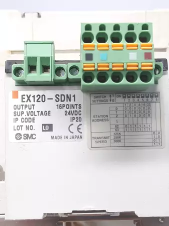 SMC VQ2200Y-5-X116 Solenoid Valves EX120-SDN1 