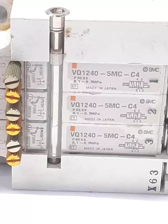 SMC VQ1240-5MC-C4 Solenoid Valve Assembly 