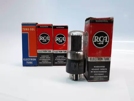 Tung-Sol/RCA 6AQ7GT Electron Tube Lot of 4