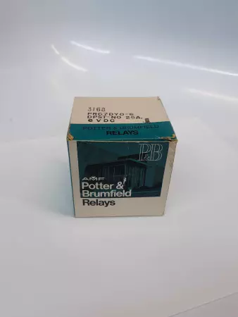 Potter & Brumfield PRD7DY0-6 Power Relay  6VDC 240VAC 25Amp 