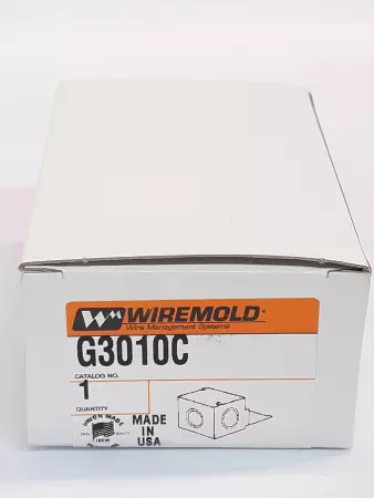 Wiremold G3010C Entrance End Fitting Surface Metal Raceway Fit 